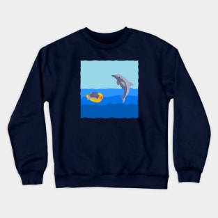 Swimming Lesson Crewneck Sweatshirt